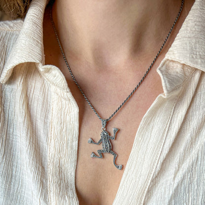 FROG תליון כסף