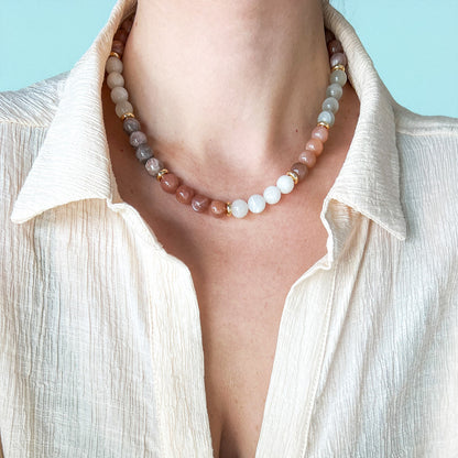 שרשרת "ניק" מאבני מונסטון