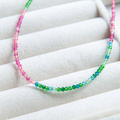 WATERMELON שרשרת זרקון