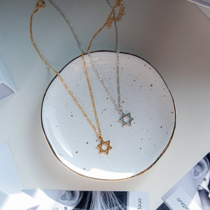 שרשרת כסף מגן דוד