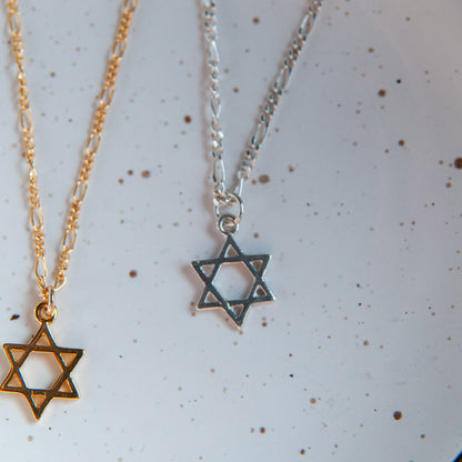 שרשרת כסף מגן דוד