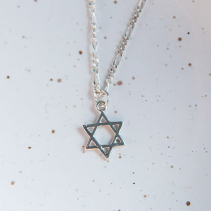 שרשרת כסף מגן דוד