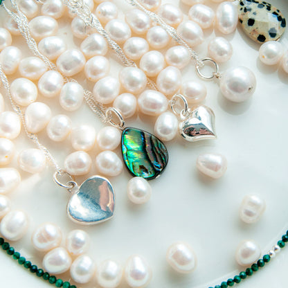 שרשרת כסף אלנה עם צדף