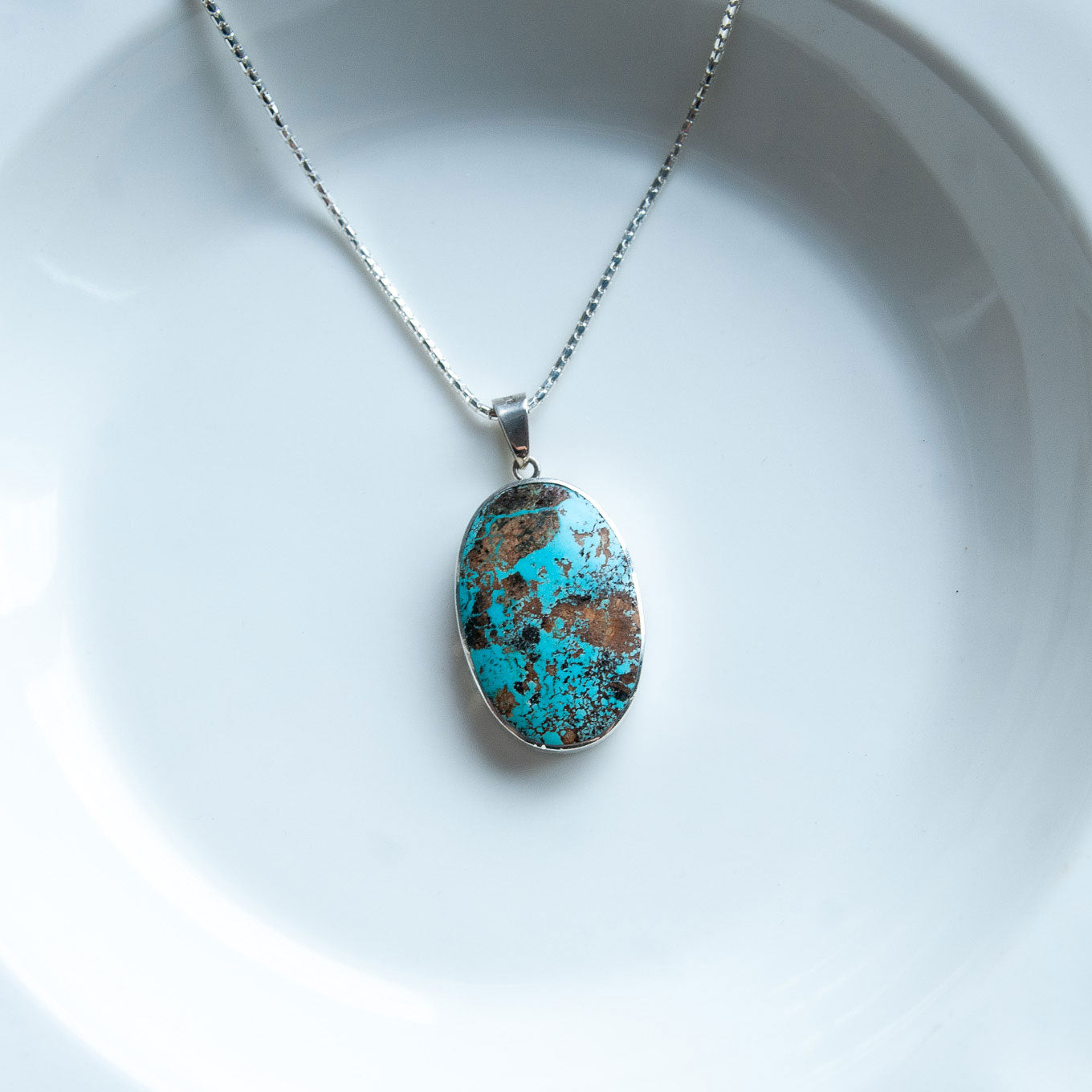 תליון "סנדי" עם אבן טורקיז