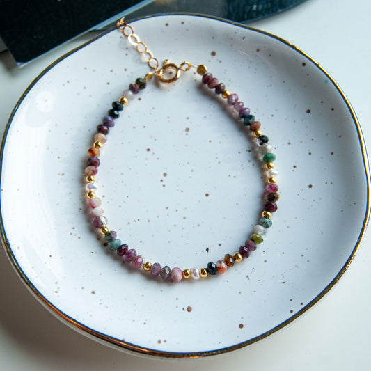 ALICIA צמיד אבני טורמלין