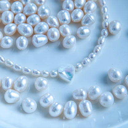 L שרשרת פנינים לבנות