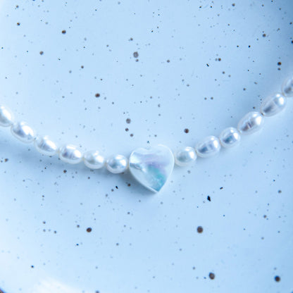 L שרשרת פנינים לבנות