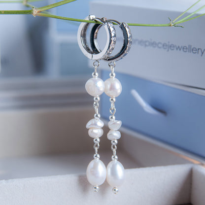 S MORAN עגילי פנינה