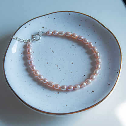 PINK צמיד פנינים