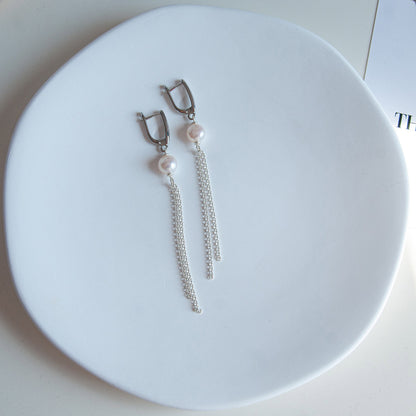 S LORA עגילי פנינה