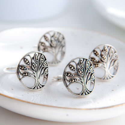 טבעת כסף עץ החיים