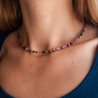 שרשרת אבני טורמלין