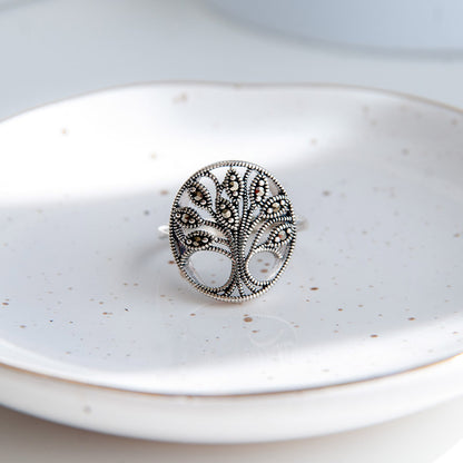 טבעת כסף עץ החיים