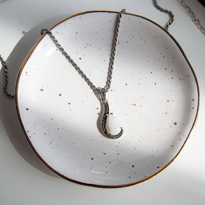 שרשרת כסף עם תליון מריאנה צדף