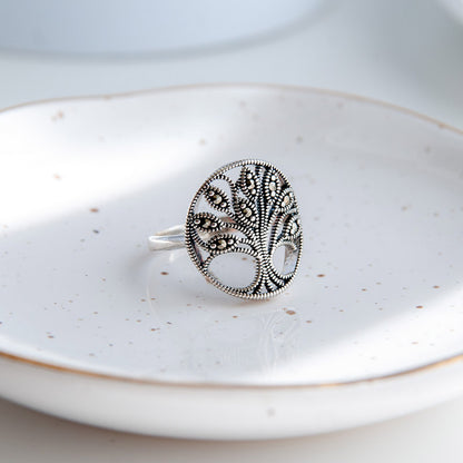 טבעת כסף עץ החיים