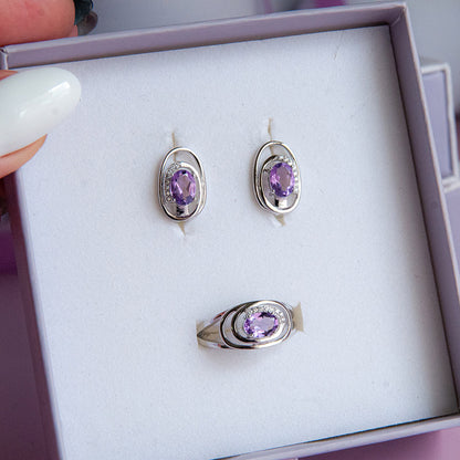 טבעת "גרייס" עם אמטיסט