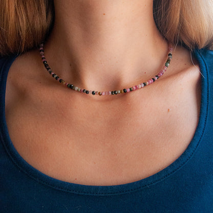 שרשרת אבני טורמלין