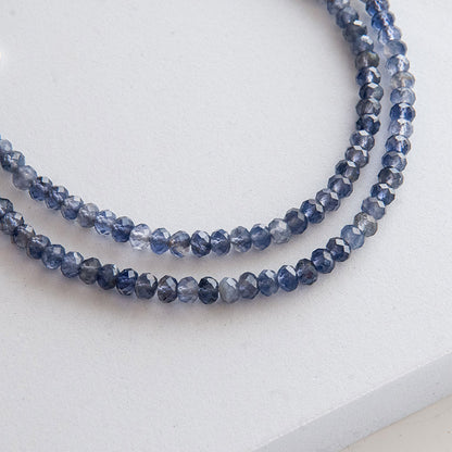 שרשרת אבני איולייט בהירה