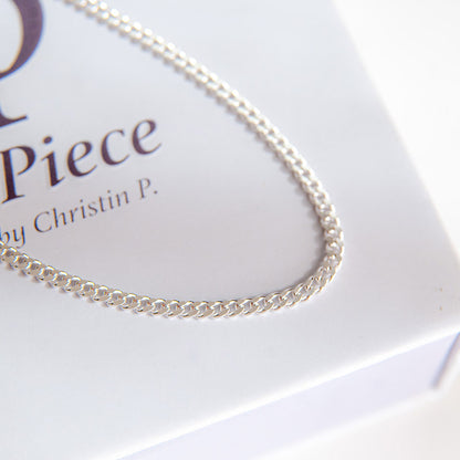 שרשרת כסף גורמט עדינה