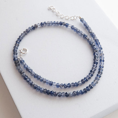 שרשרת אבני איולייט בהירה