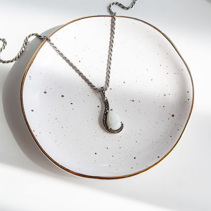 שרשרת כסף עם תליון מריאנה צדף