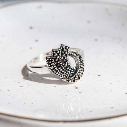 טבעת כסף רוז