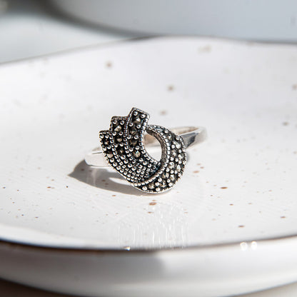 טבעת כסף רוז