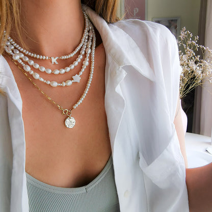 שרשרת פנינים טבעיות קימברלי אות