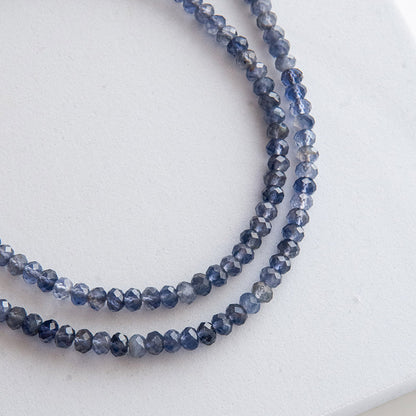 שרשרת אבני איולייט בהירה