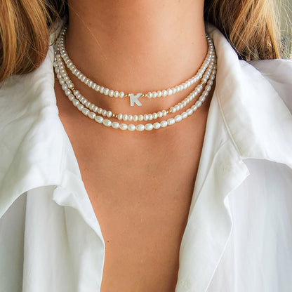 שרשרת פנינים טבעיות קימברלי אות