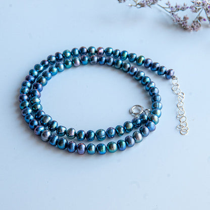 BLACK MARY שרשרת פנינים