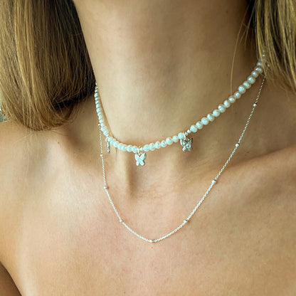 CARA שרשרת כסף