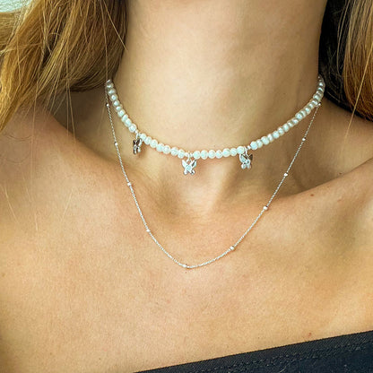 CARA שרשרת כסף