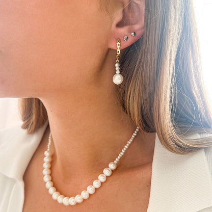 G EVA עגילי פנינה