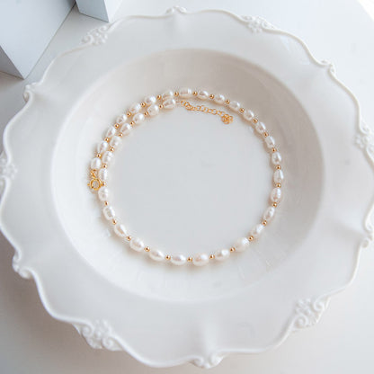 G LUNA שרשרת פנינים