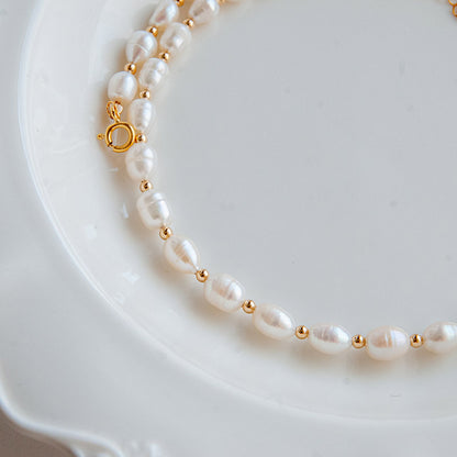 G LUNA שרשרת פנינים