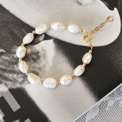 צמיד פנינים לבנות טיילור