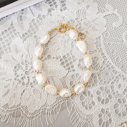 צמיד פנינים לבנות טיילור