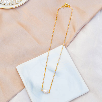 שרשרת גולדפילד אווה עם פנינה עדינה