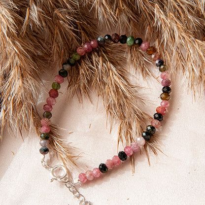 צמיד אבני טורמלין