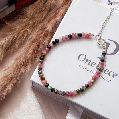 צמיד אבני טורמלין