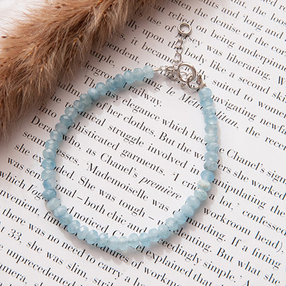 צמיד אבני אקוומרין