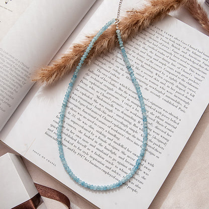 שרשרת אבני אקוומרין