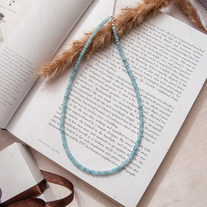 שרשרת אבני אקוומרין