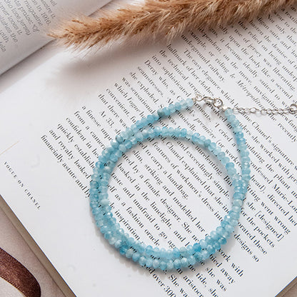 שרשרת אבני אקוומרין