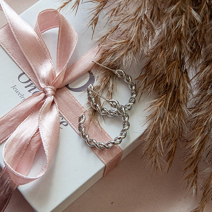 SILVER BELLE עגילי