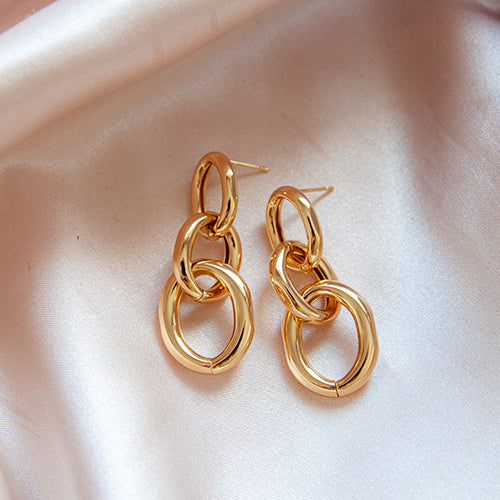 GOLD CHLOE עגילי