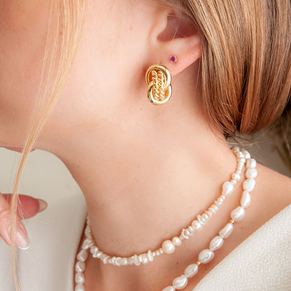 GOLD SARA עגילי