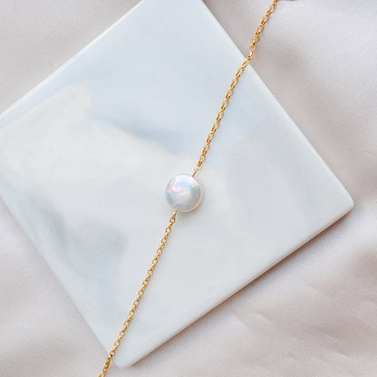 צמיד אמי גולדפילד עם פנינה