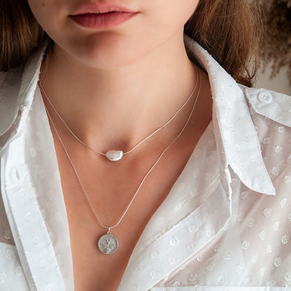 SILVER שרשרת כסף קובה